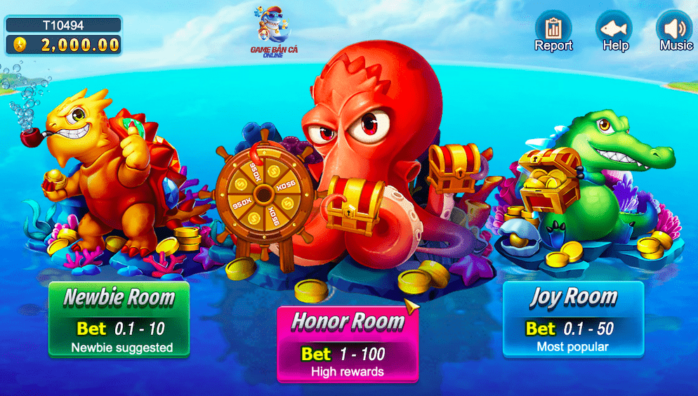 Game Mega Fishing bắn cá 3D chân thật