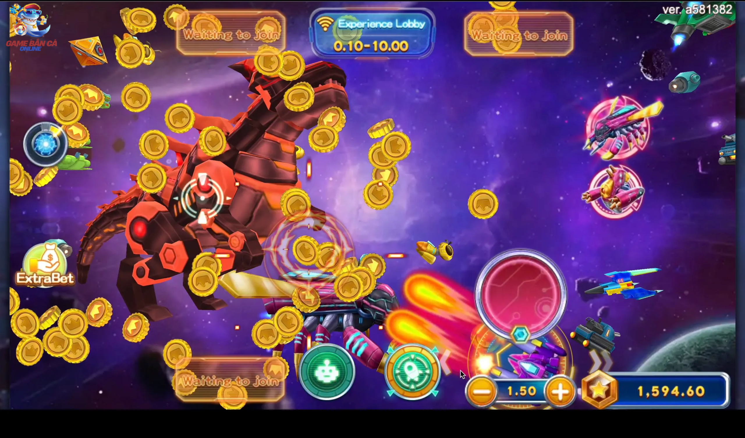 Game Star Hunter bắn cá ngoài vũ trụ hấp dẫn