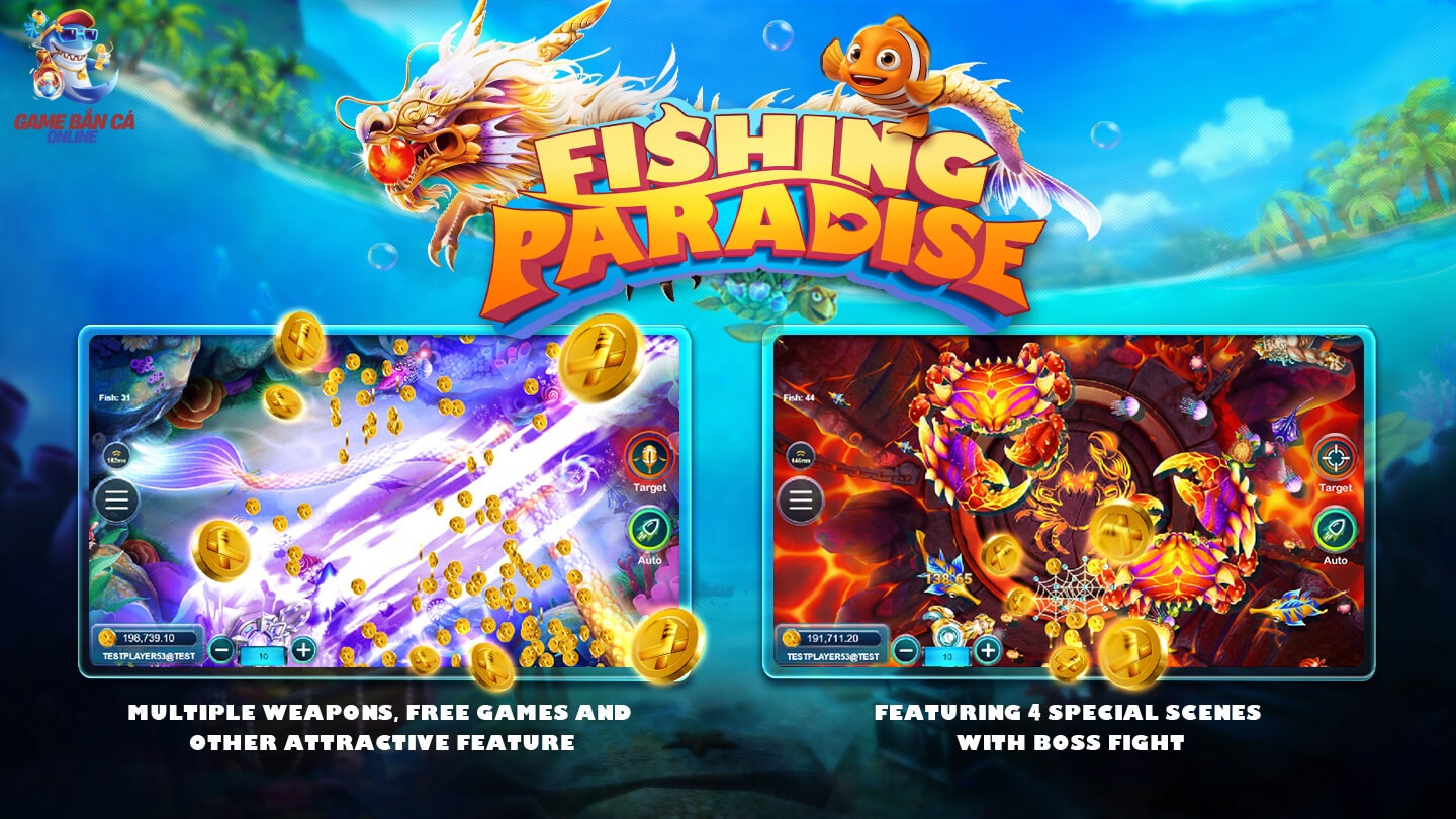 Game Paradise Fishing thiên đường đại dương