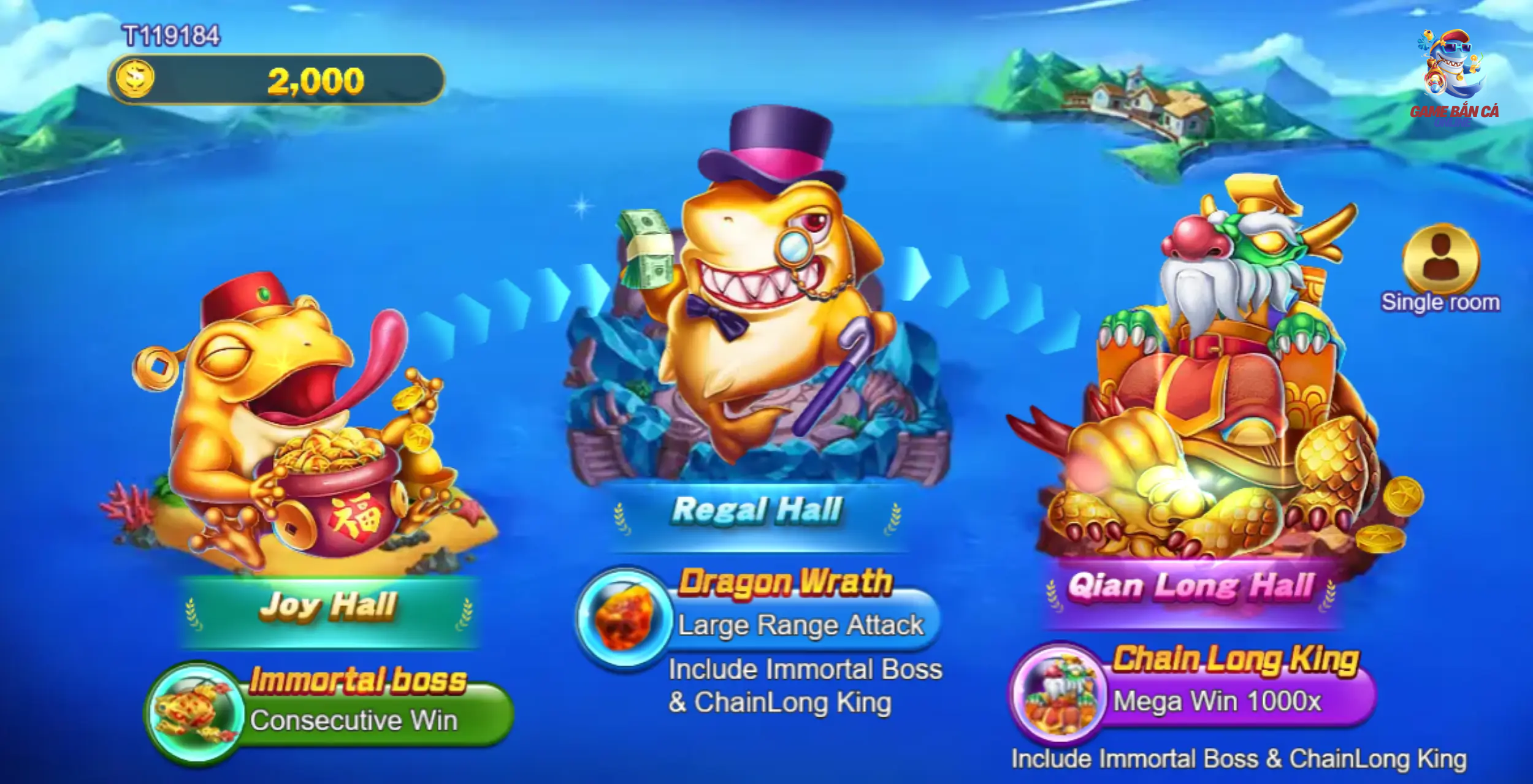 Game Royal Fishing chơi như hoàng gia